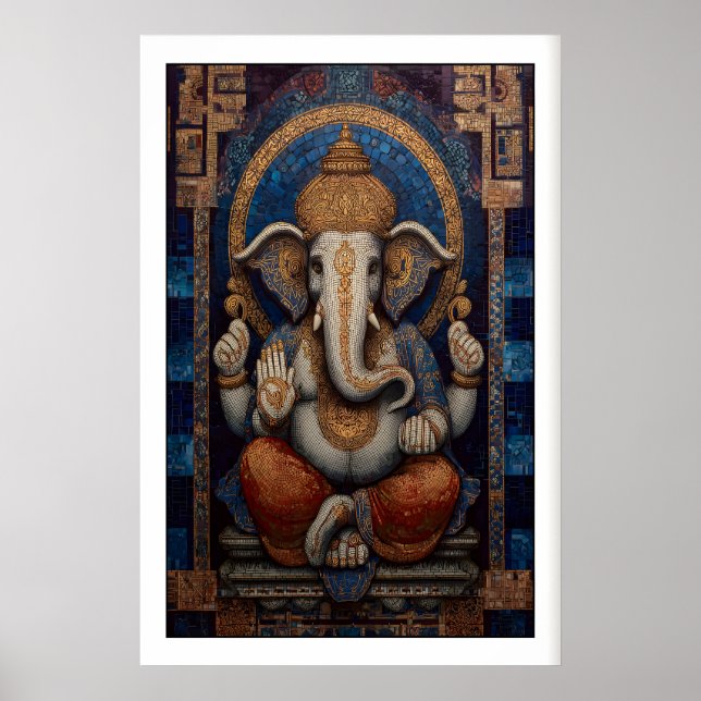 Magnifique décoration murale Ganesha - Conception  (Devant)