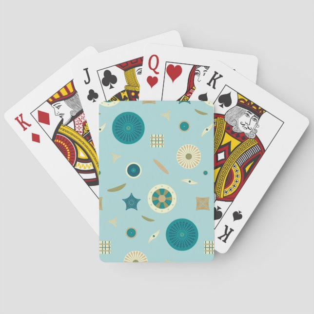 Magnifique Diatomées Classique Cartes de Jeu (dos)