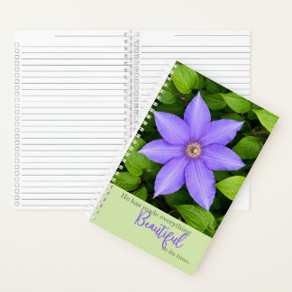 Magnifique en son temps | Journal Clematite Violet