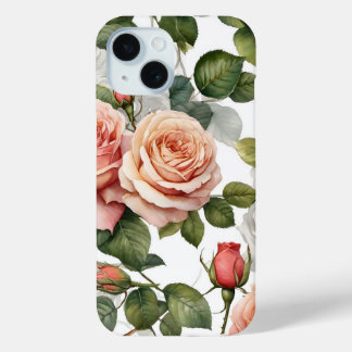 Magnifique étui de téléphone à fleurs