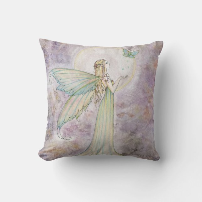 Magnifique Faerie et Coussin décoratif Papillon (Recto)