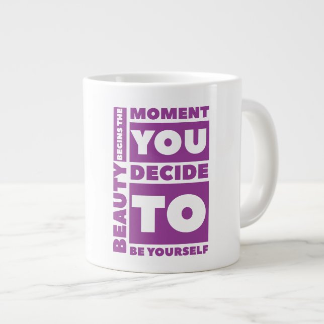 Magnifique Grand Mug (Devant droit)