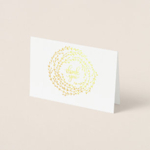 Magnifique Merci Cartes Wreath Design