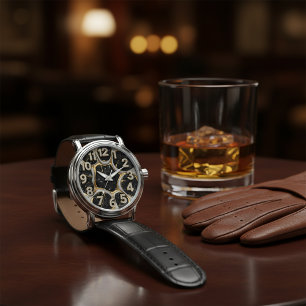 Magnifique montre avec sculpture 3D en argent repr