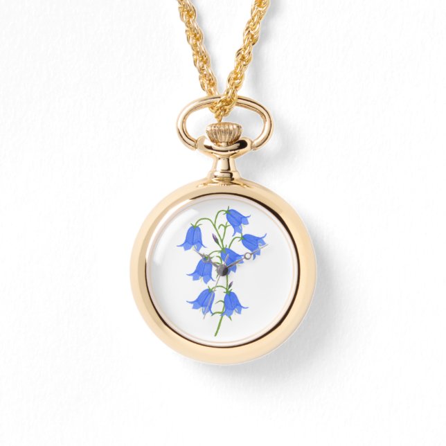 Magnifique Montre Collier aux Jacinthes (Recto)