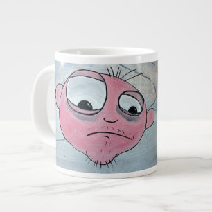 Magnifique mug géant à visage fou !