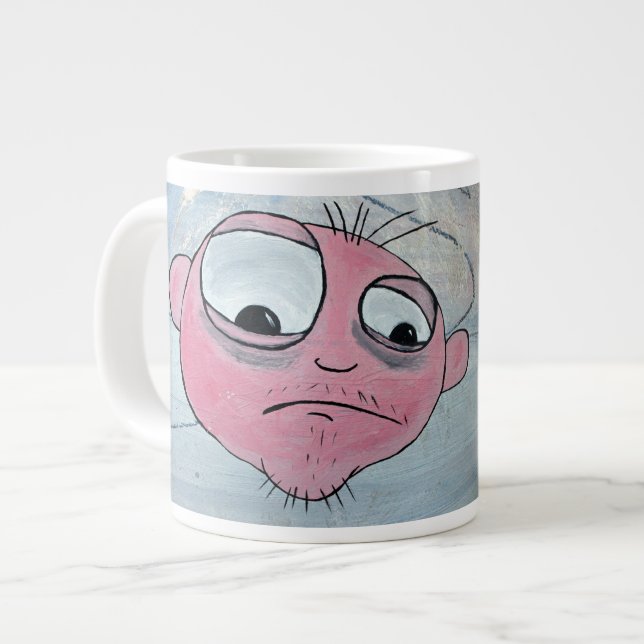 Magnifique mug géant à visage fou ! (Devant gauche)