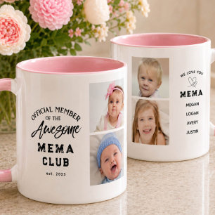 Magnifique mug MEMA en collage de photos