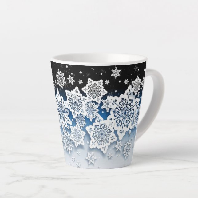 Magnifique mug pour latte d'hiver ! (Angle droit)