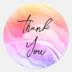 Magnifique or merci stickers