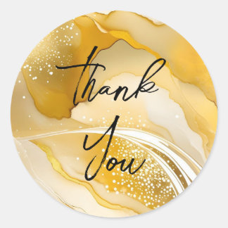 Magnifique or merci stickers
