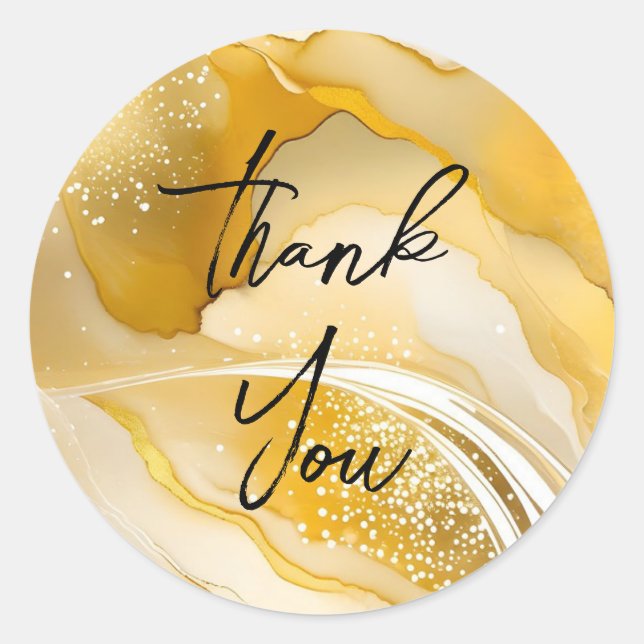 Magnifique or merci stickers (Devant)
