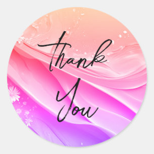 Magnifique or merci stickers