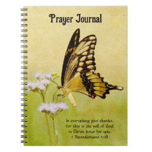 Magnifique Papillon Art Prayer Journal