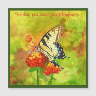 Magnifique papillon aux couleurs automnales
