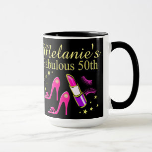 MAGNIFIQUE PERSONNALISÉ 50E ANNIVERSAIRE DIVA MUG