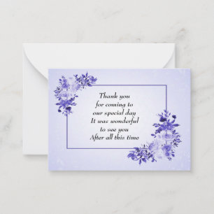 Magnifique Purple Merci Cartes