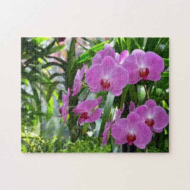 Magnifique puzzle d'impression d'orchidées de papi (Horizontal)