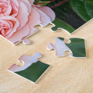 Magnifique puzzle imprimé rose rose simple.