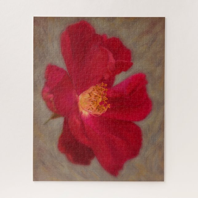Magnifique Rose Art Puzzle (Vertical)