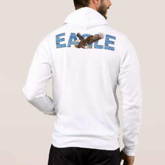 Magnifique Sweat à Capuche Typographie Eau Aigle A