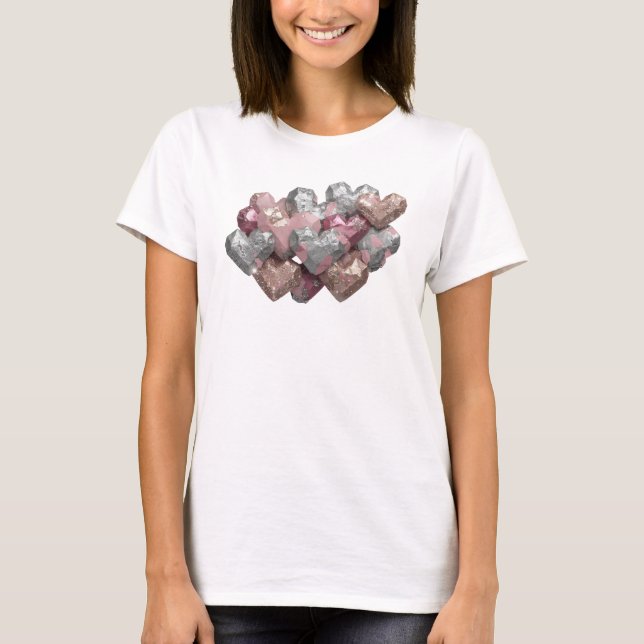 Magnifique T-shirt avec déclaration d'ART ABSTRAIT (Devant)