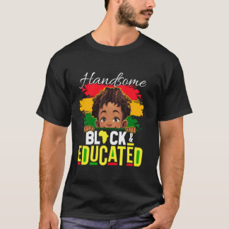 Magnifique T-shirt d'histoire noire éduquée pour K
