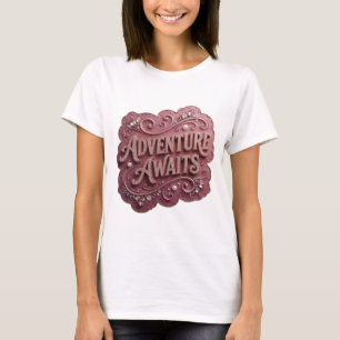 Magnifique T-shirt personnalisé OR L'AVENTURE ATTE