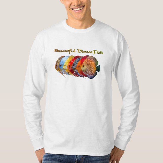 Magnifique T-shirt Poisson Discus (Devant)