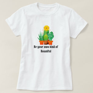 Magnifique T-Shirt pour Femmes de Jardin de Cactus