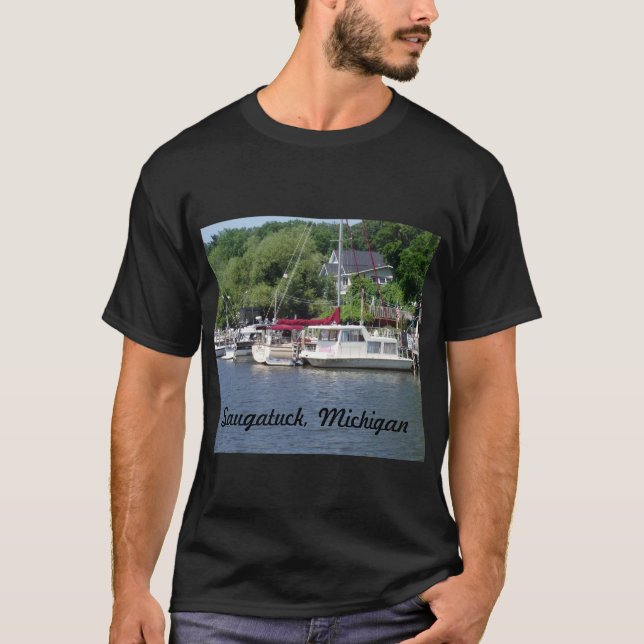 Magnifique T-shirt Saugatuck Boats (Devant)