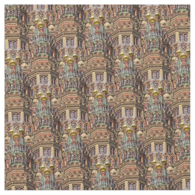Magnifique tissu avec Moscou Russie (Fermer)