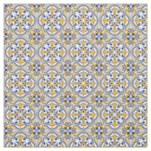 💙 💛 magnifique tissu Azulejos