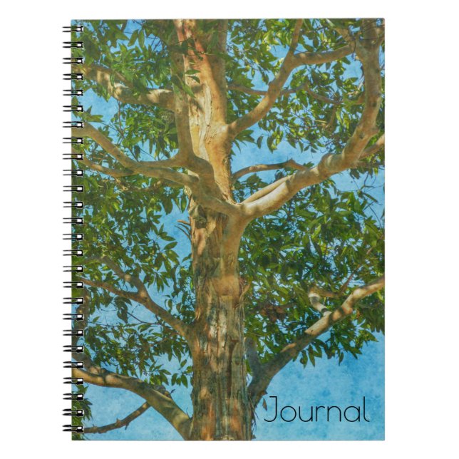 Magnifique Tree and Sky Art Journal (Devant)