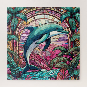 Magnifique Tropical vitrail art puzzle
