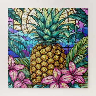 Magnifique Tropical vitrail art puzzle