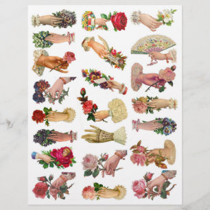 Magnifique Vintage de l'ère victorienne Scrapbook