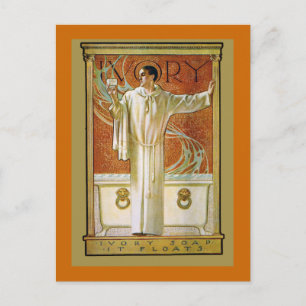 Magnifique Vintage ivoire et Cartes pour notes