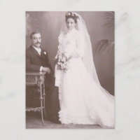 Magnifique Vintage mariée d'antiquités et cartes d