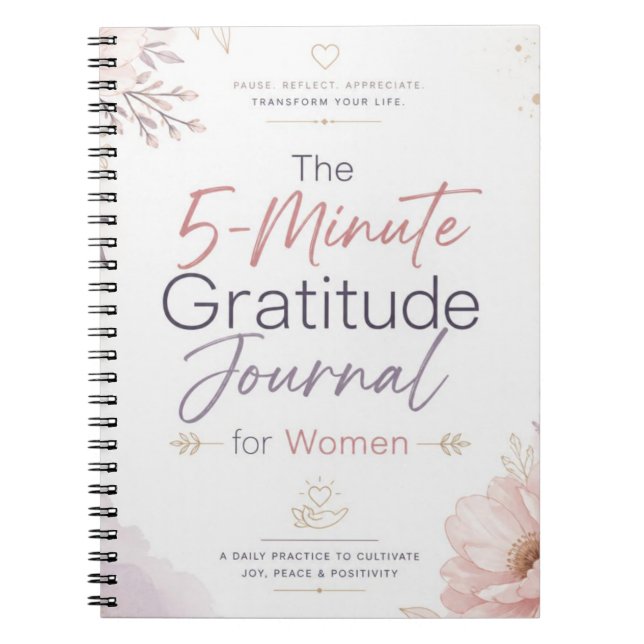 Magnifiquement conçu, journal de gratitude de 5 mi (Devant)