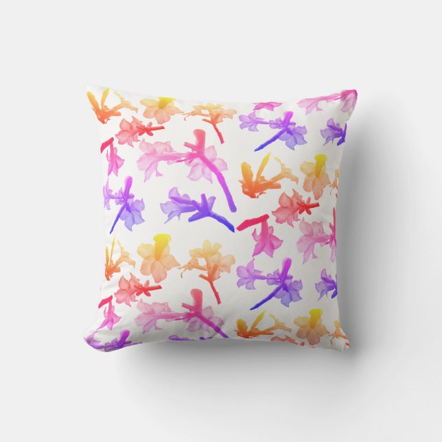 Magnifiques fleurs de Kudu Lily Coussin de jet (Recto)