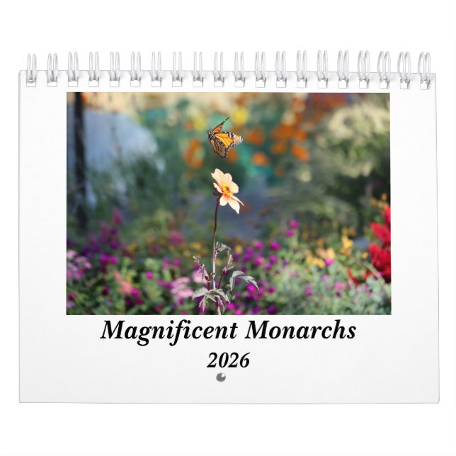 Magnifiques Monarques Calendrier 2025 (Protection)