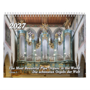 Magnifiques orgues à tuyaux – Le calendrier d'orgu