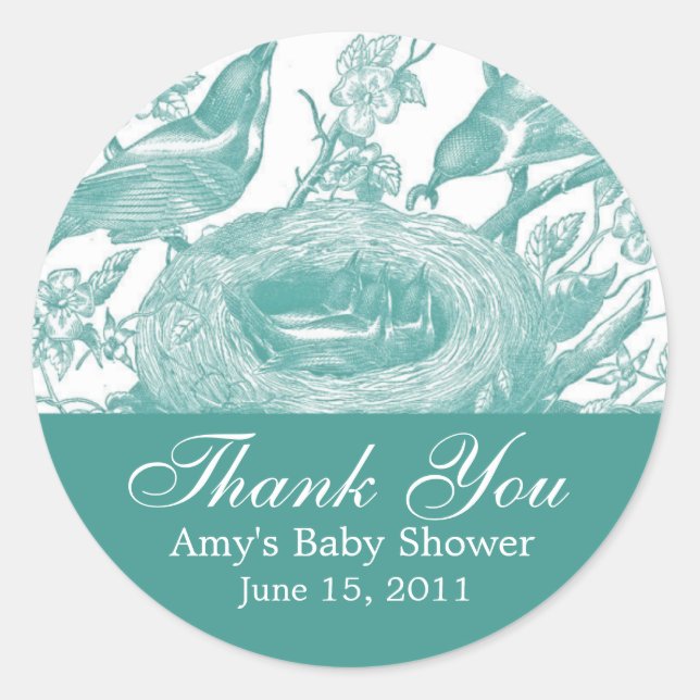 Magnifiques Stickers Oiseaux Vintages et Floraux (Devant)