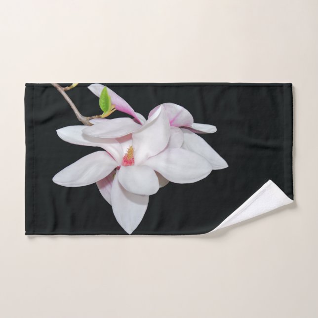 Magnolia blanc (Serviette à main)