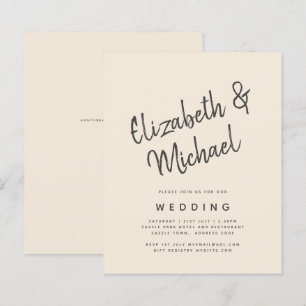 Magnolia Cream Typographie Mariage moderne