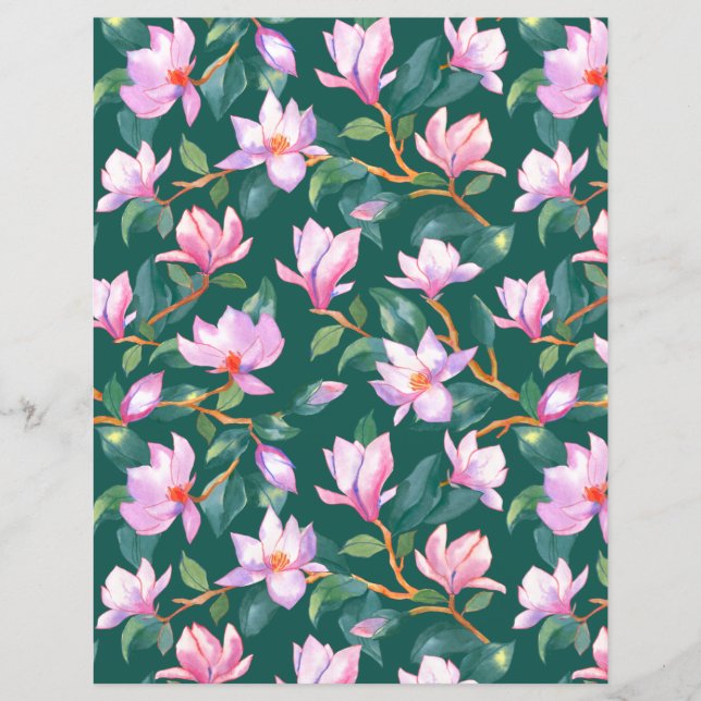 Magnolia en fleurs (Devant)