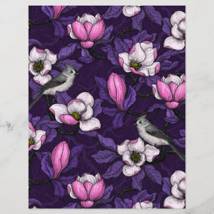 Magnolia en floraison et tireur 4