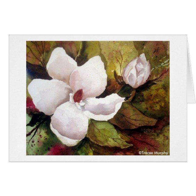 Magnolia et fleur (Devant Horizontal)