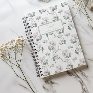 Magnolia Fleur Cahier Personnalisé